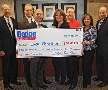 Dodge Cares Donations