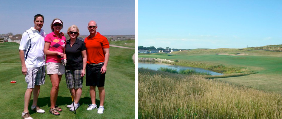 Golfing