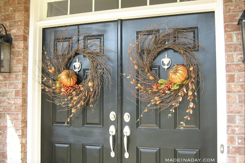 Autumn Wispy Wreath DIY | Made in a Day